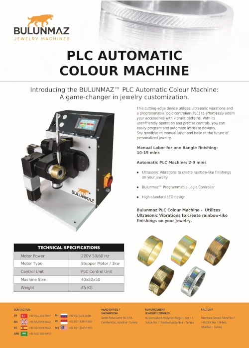 PLC Automatic Colour Machine